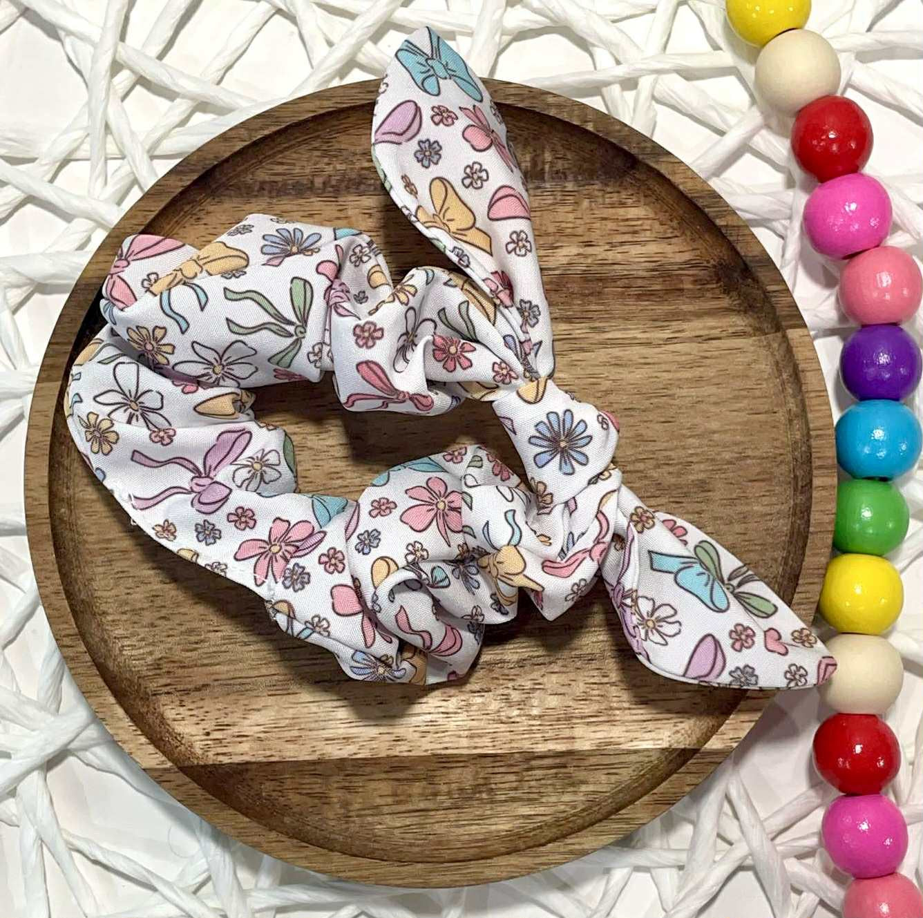 Colorful Bows Scrunchie