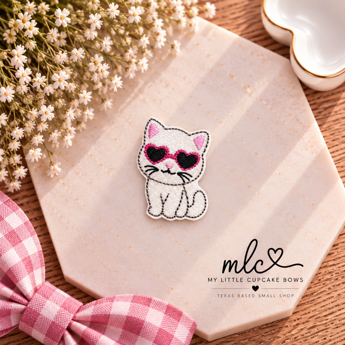 Cool Kitty Feltie Clip