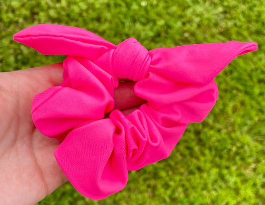 Bright Pink Swim Scrunchie