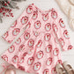 Vintage Santa Christmas Twirl Dress