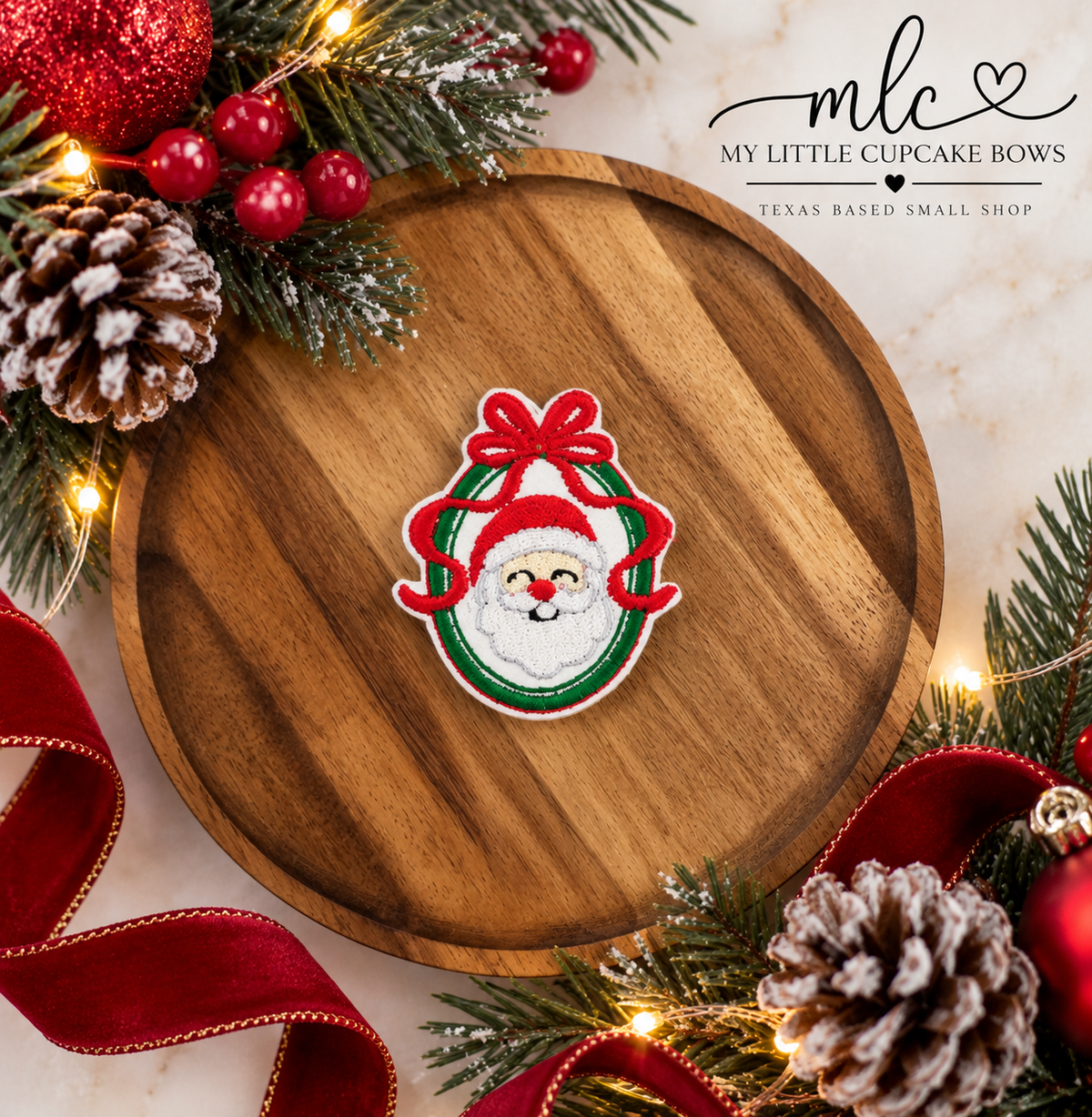 Santa Frame Feltie Clip