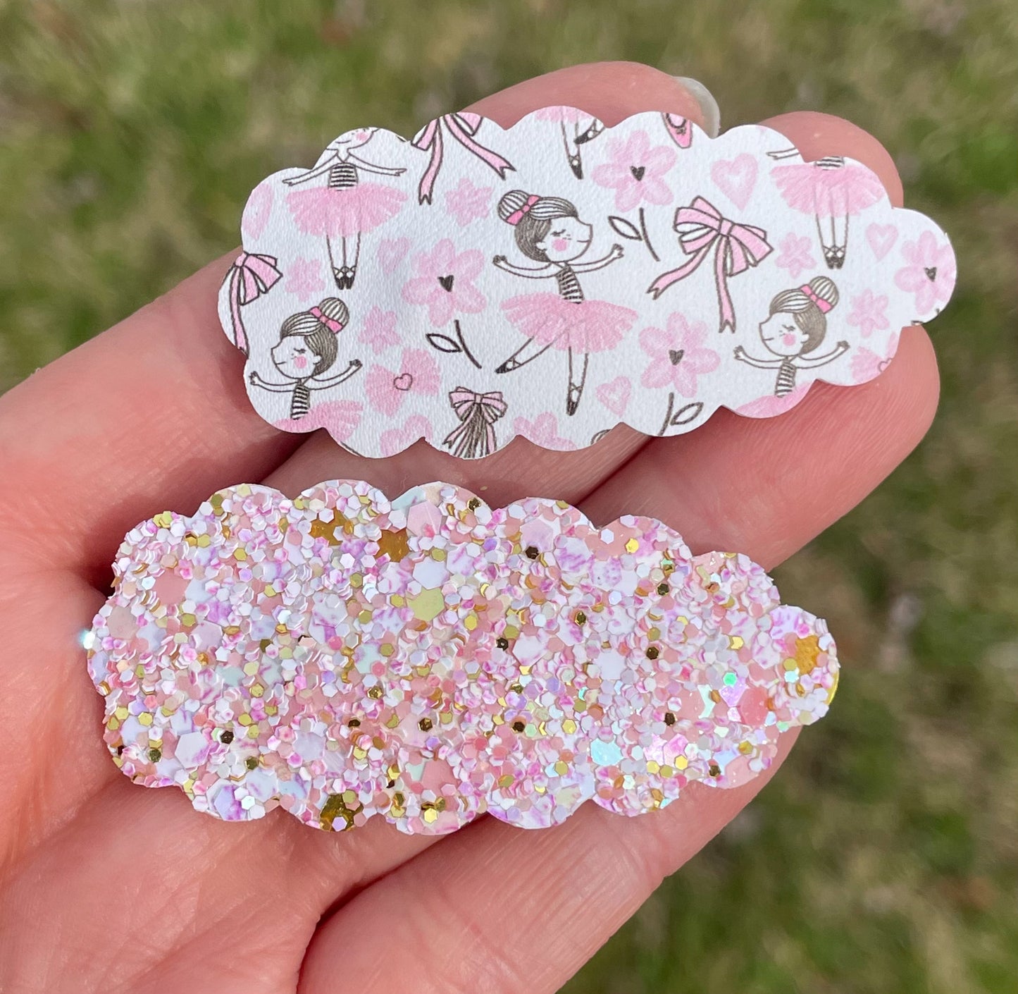 Ballerina Floral Snap Clip