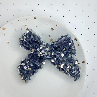 NYE Velvet Sequin Hand Tied Bows