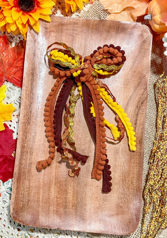 Autumn Equinox Ribbon Funky Bow