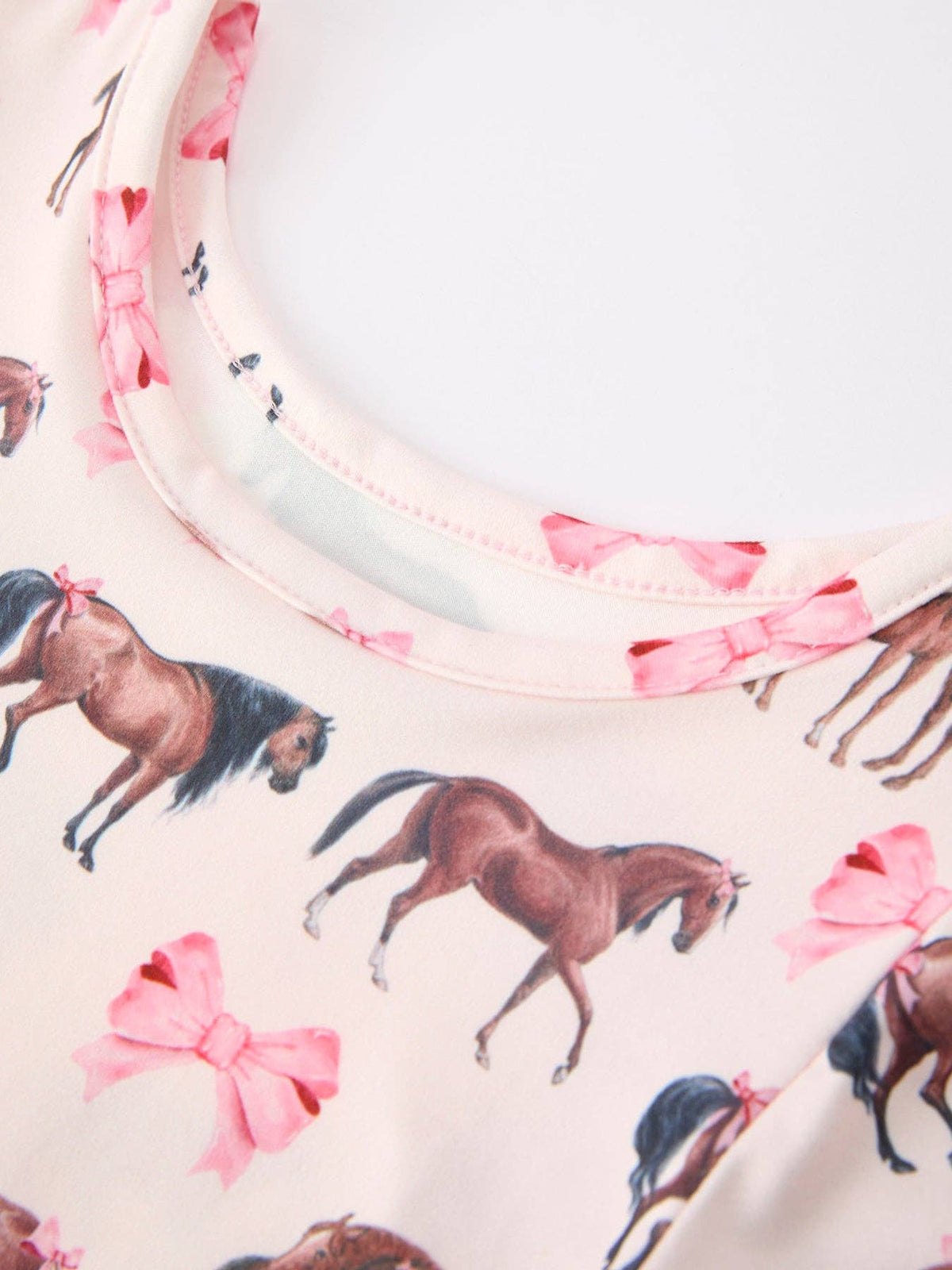 Bows & Horses Twirl Dress