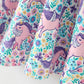 Unicorn Floral Twirl Dress