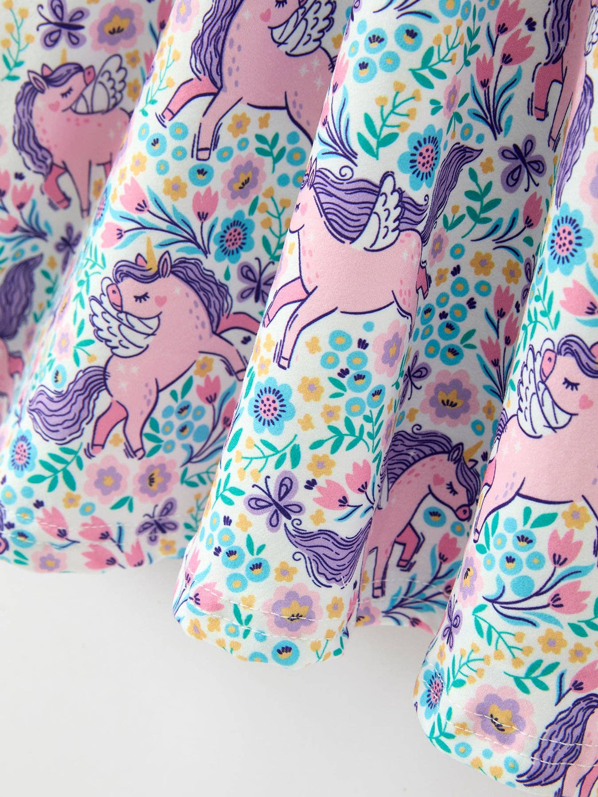 Unicorn Floral Twirl Dress