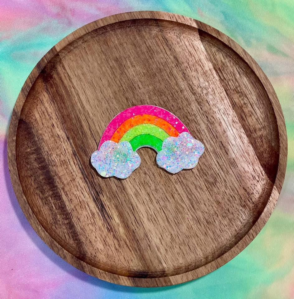 Neon Rainbow Clip