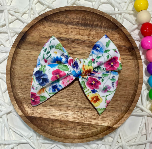 Bright Flowers Hand Tied