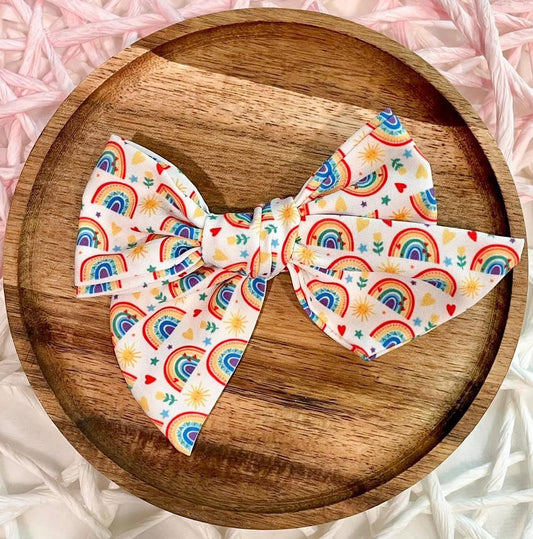 Rainbows 5in Hand Tied