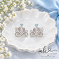 Princess Carriage Earrings Set