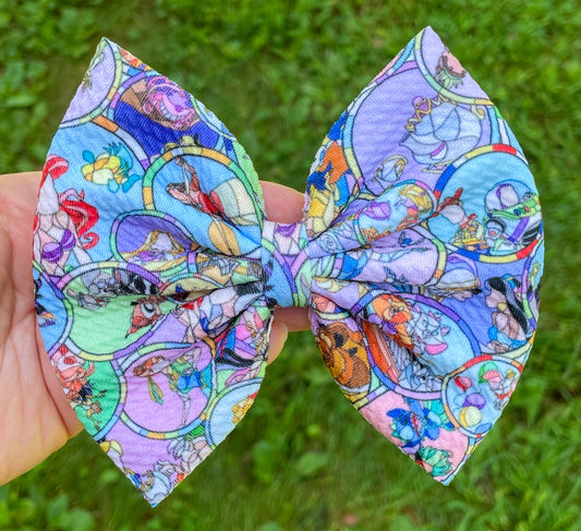 Character Bubbles Fabric Bow