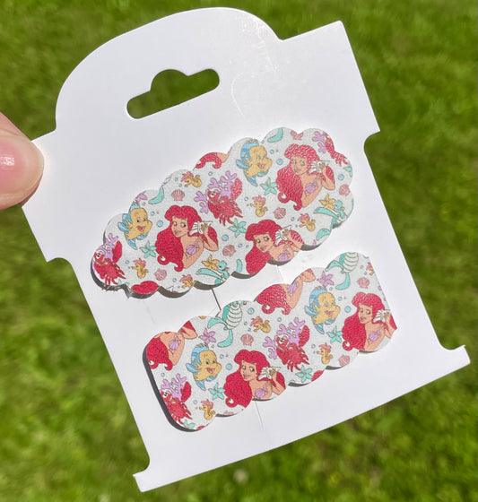 Little Mermaid Snap Clips