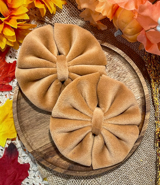 Chesnut Velvet Plushy Fabric