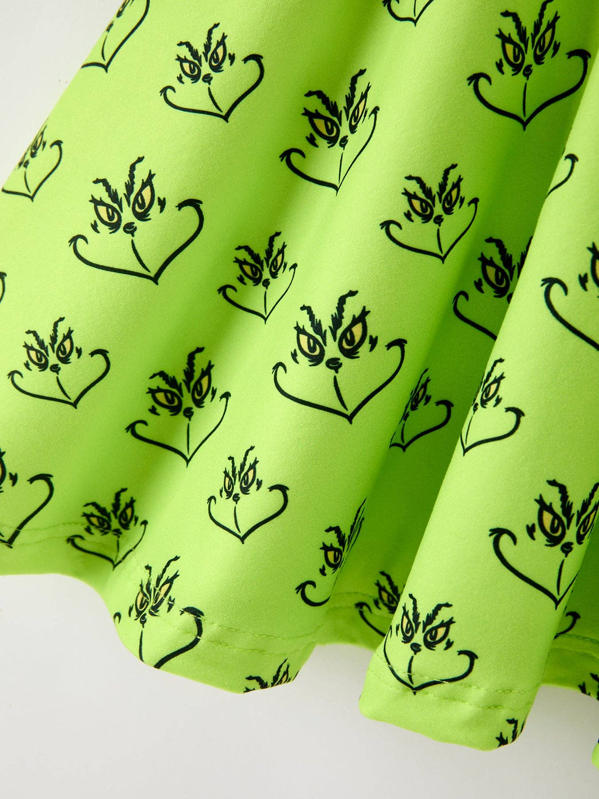 Green Guy Faces Twirl Dress