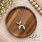 Sparkling Balloon Dog Necklace