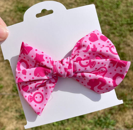 Barbie Girl 5in Hand Tied Bow