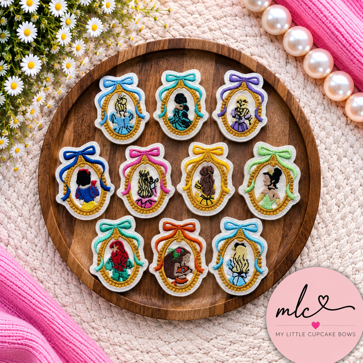 Princess Portraits Feltie Clip
