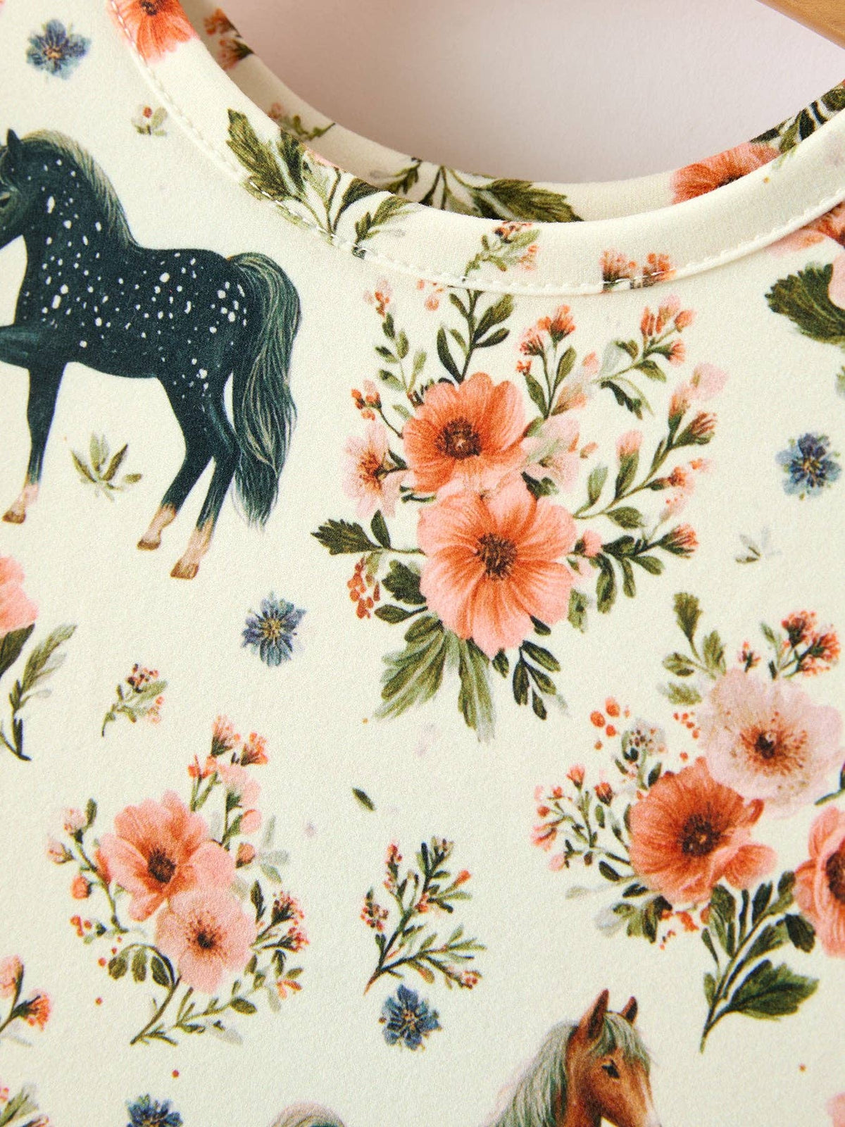 Floral Horse Sleeve Twirl Dress - Ships end of October!