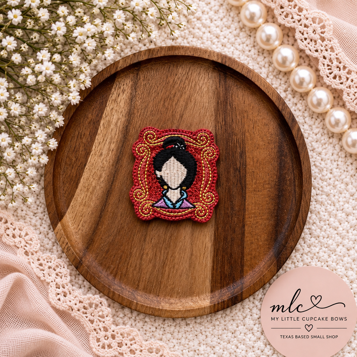 Mulan Frame Feltie Clip
