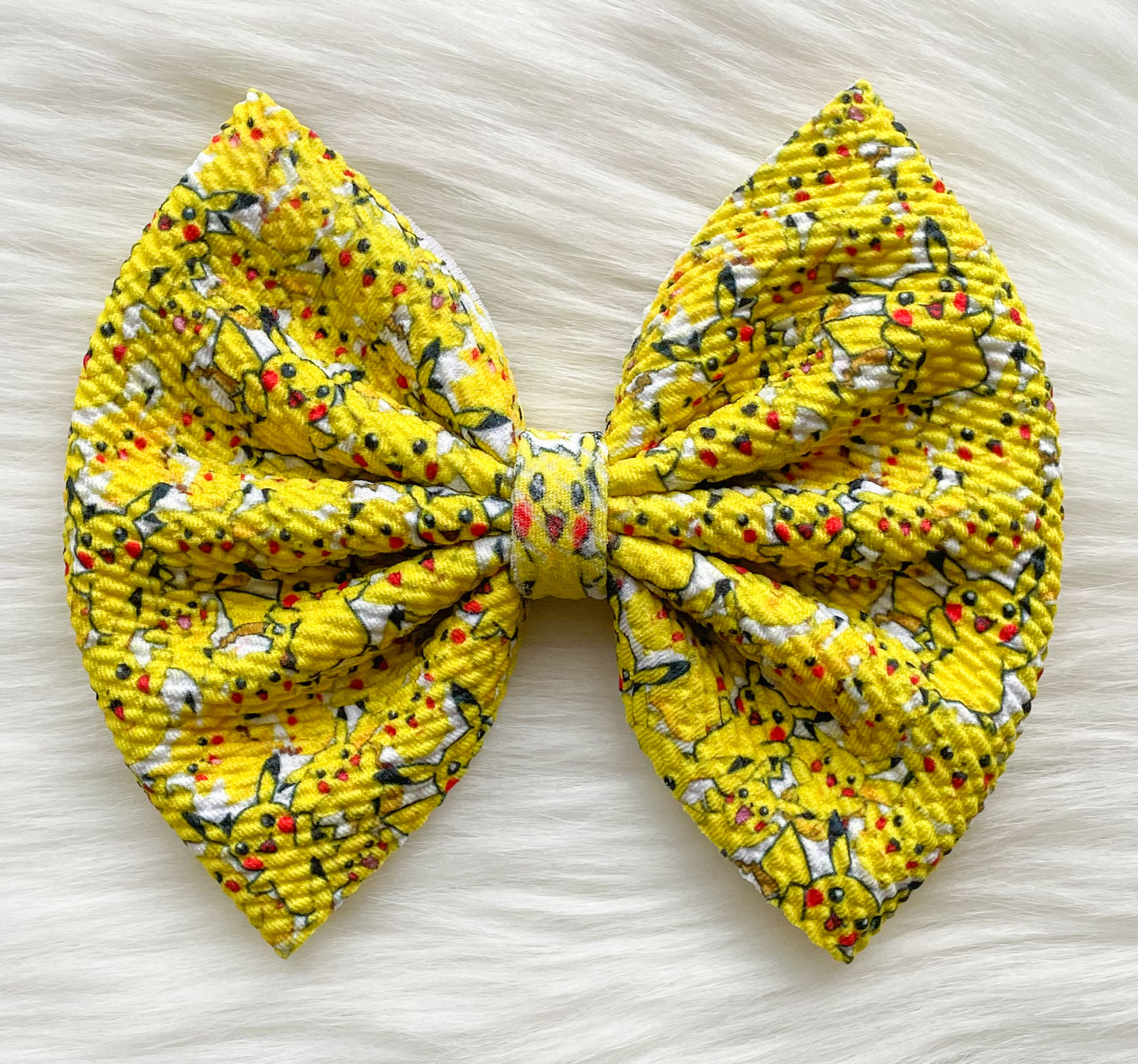 Pika Pika Fabric Bow