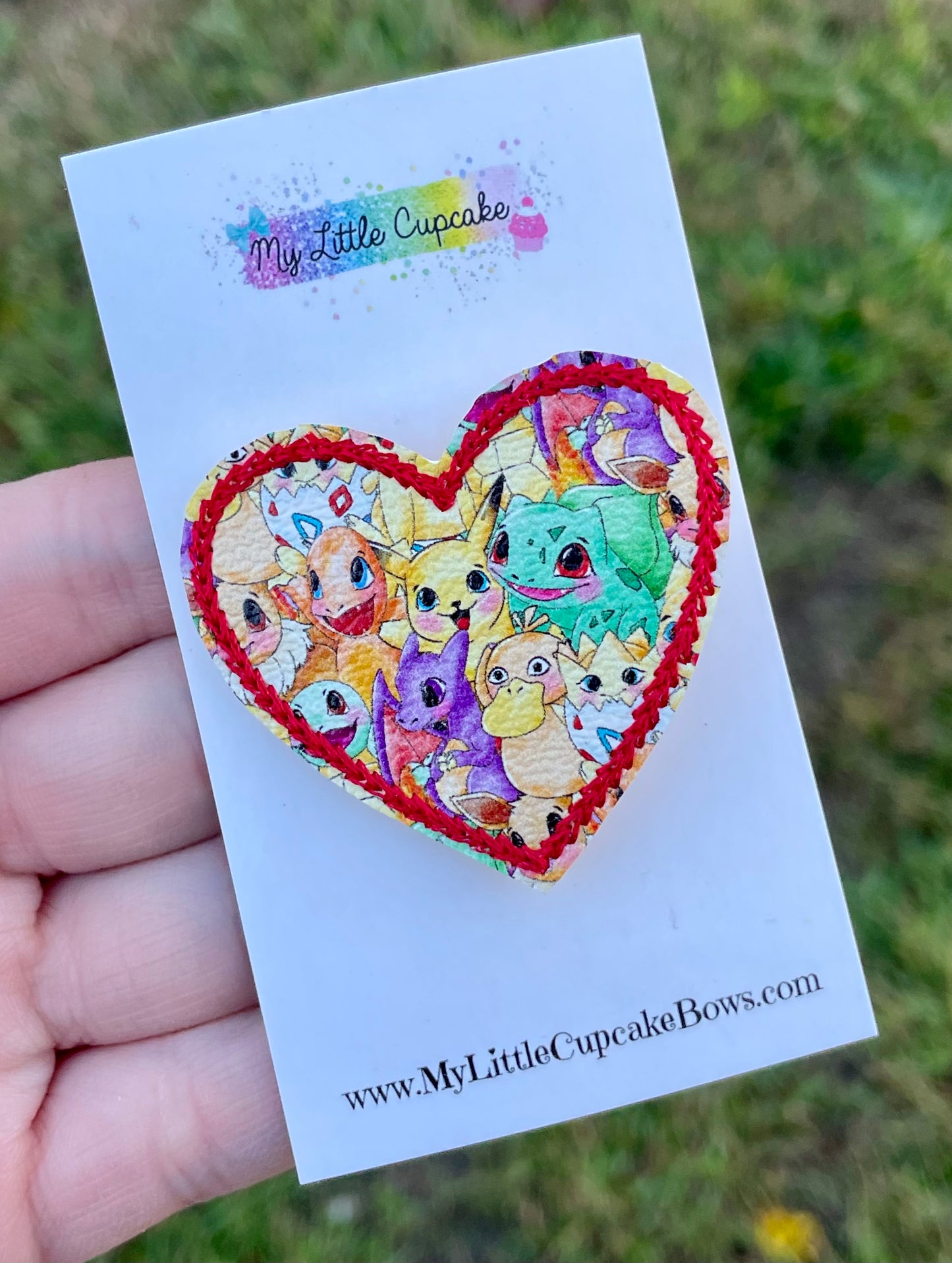 Pokemon Heart Feltie Clip