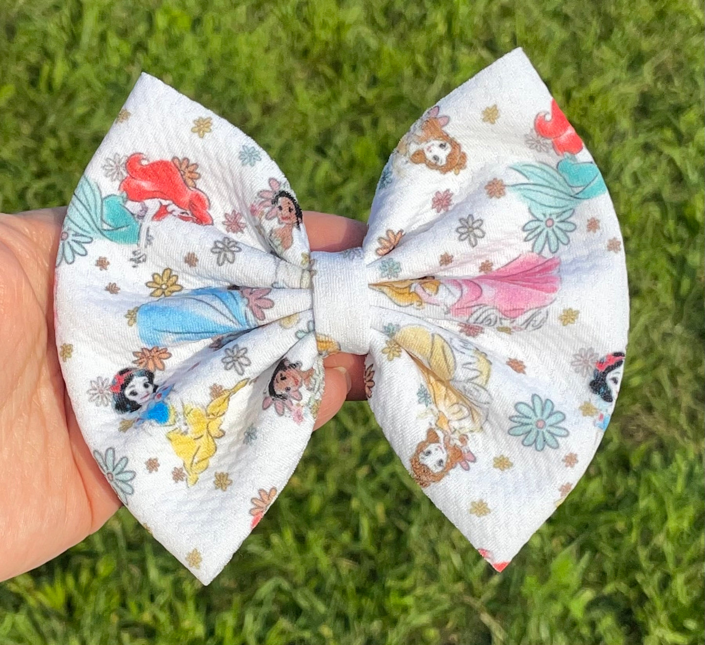 Dainty Princess Fabric Bow