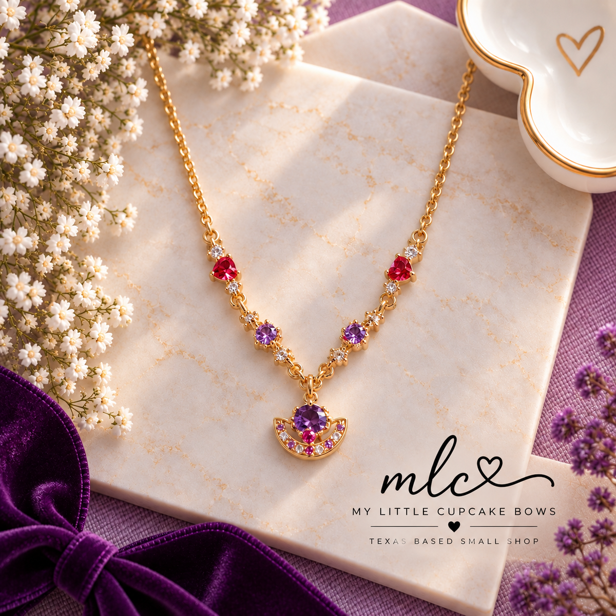 Chesire Cat Charm Necklace