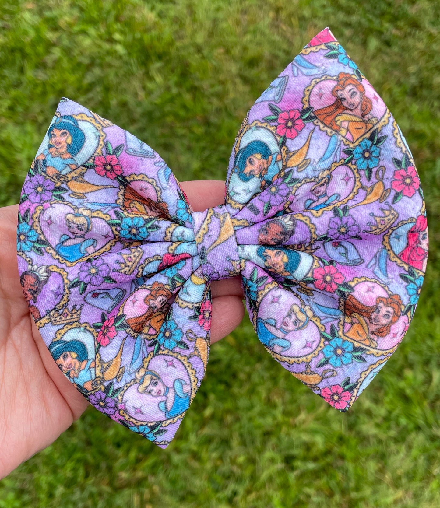 Princess Love Fabric Bow