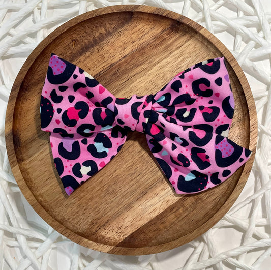 Candy Leopard 5in Hand Tied