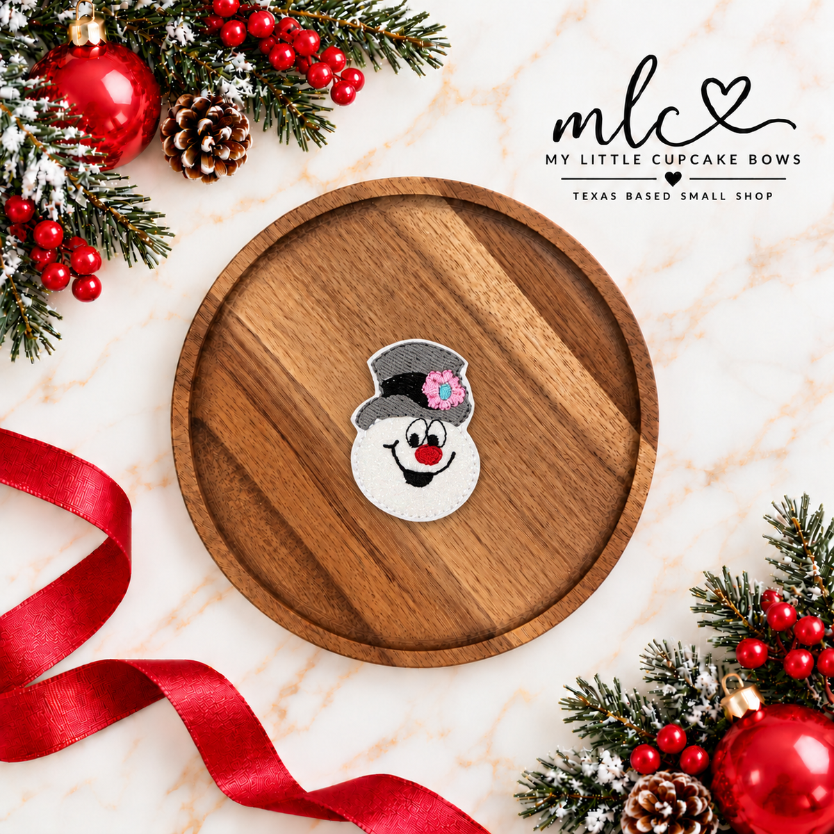 Frosty Feltie Clip