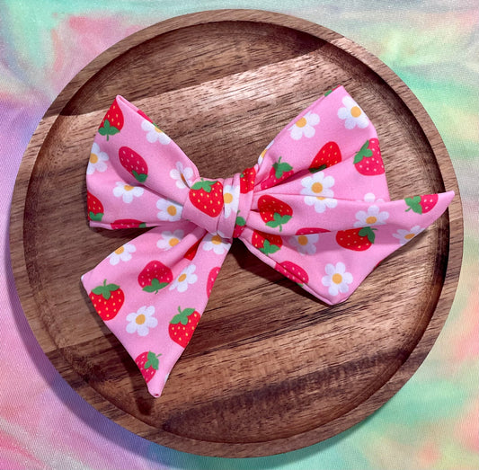 Strawberries & Daisies 5in Hand Tied
