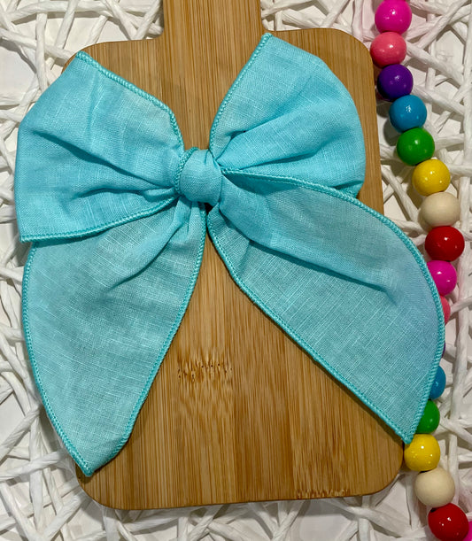 Aqua 5.5in Serged