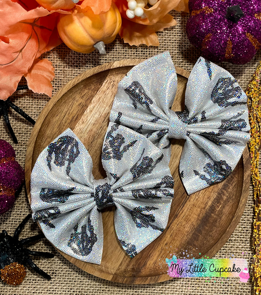Peace Skeleton Holo Fabric