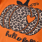 Hello Fall Leopard Pumpkin Tee