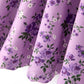 Lavender Floral Twirl Dress