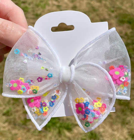 Bright Floral Shaker Bow