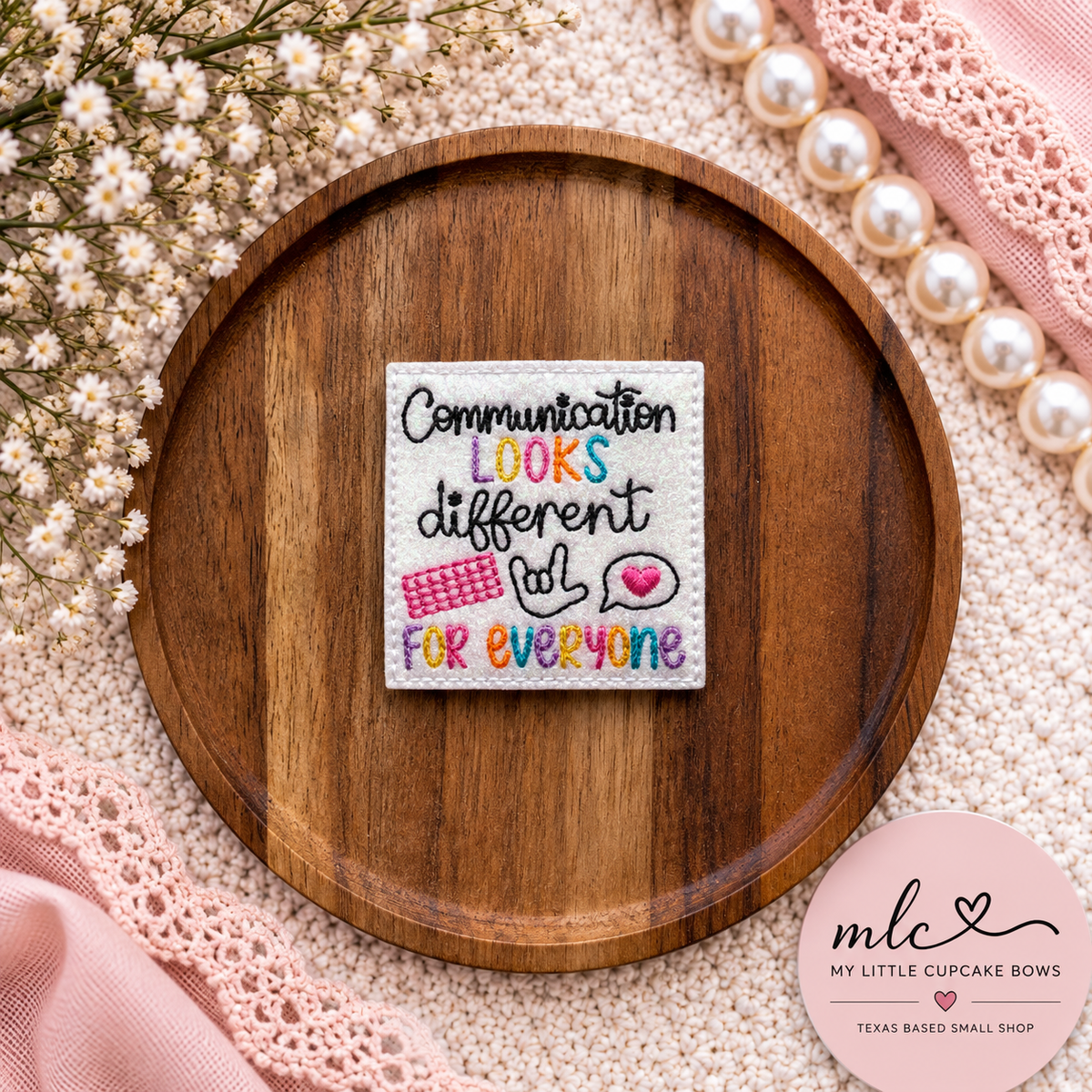 Communication Feltie Clip