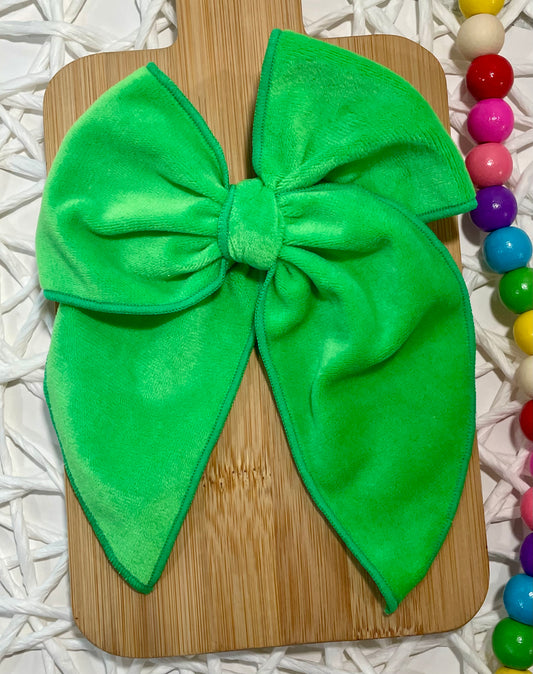 Green Velvet Serged