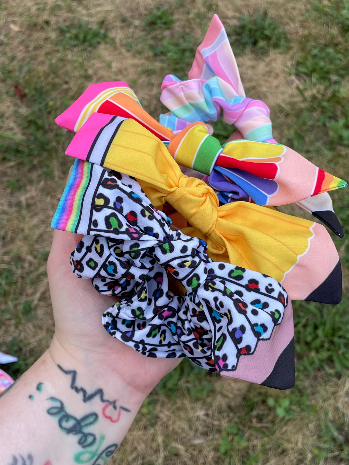 Pencil Scrunchies