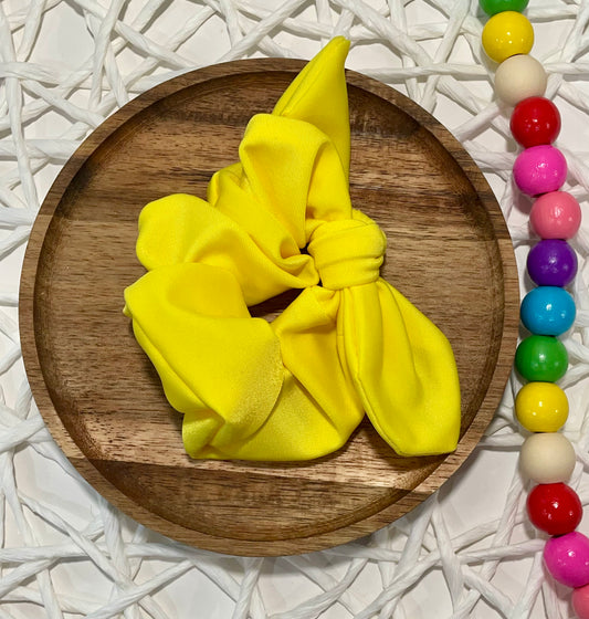 Yellow Swim Scrunchie