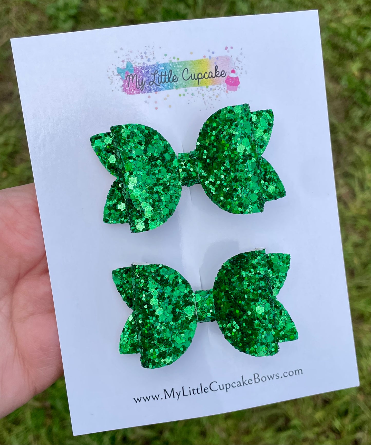 Emerald Glitter 2.5in Beauty