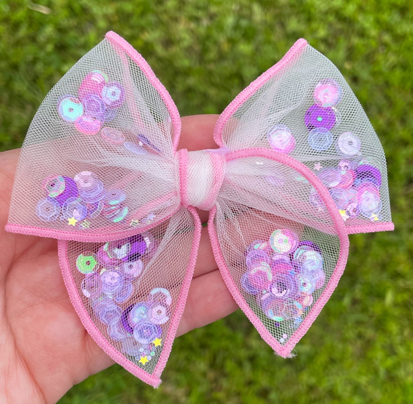 Mermaid Sequin Shaker Bow