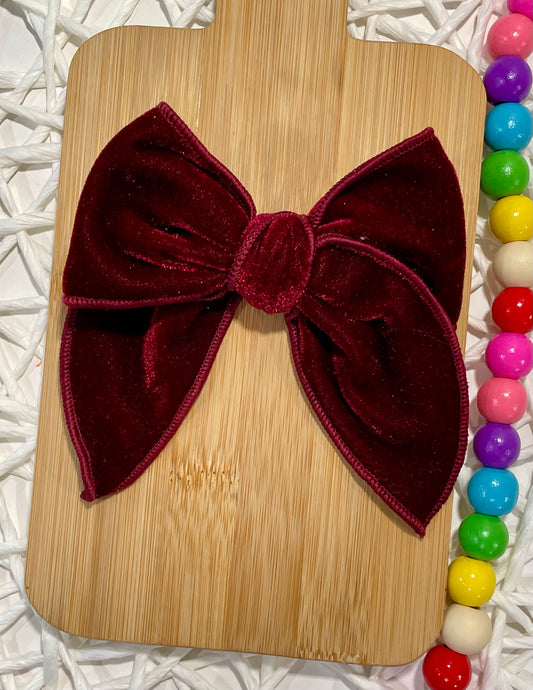 Wine Velvet 4.5in Serged
