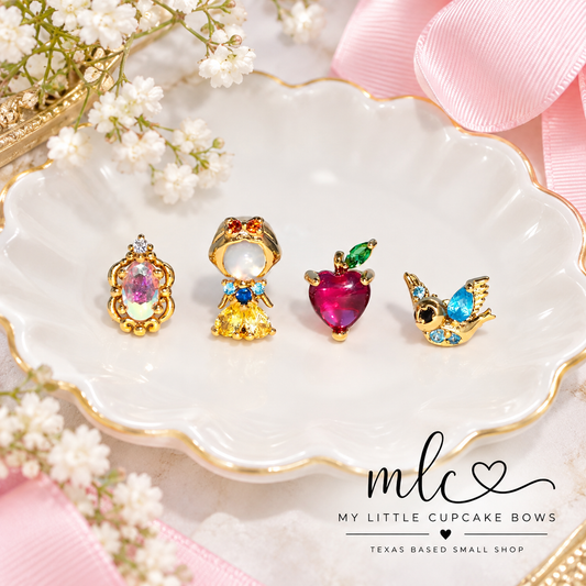 Snow White Mix & Match Earring Set