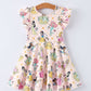 Dainty Princess Ruffle Sleeve Girls Dress