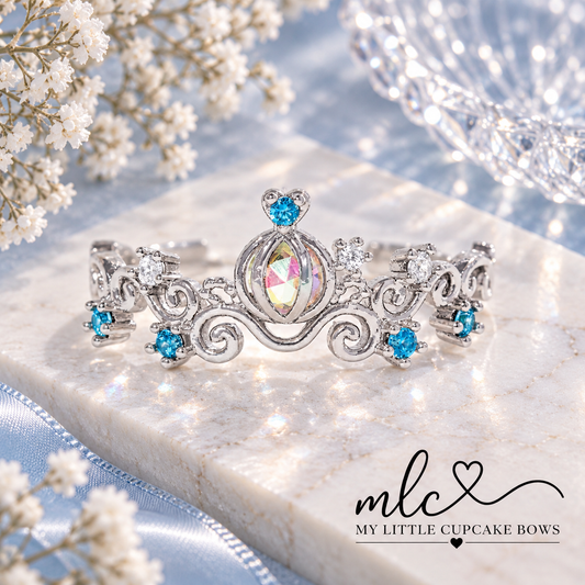 Cinderella Carriage Adjustable Ring
