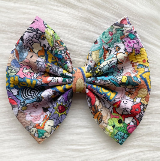 Poke Mash Up Fabric Bow