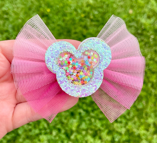 Mouse Shaker Tulle Bow