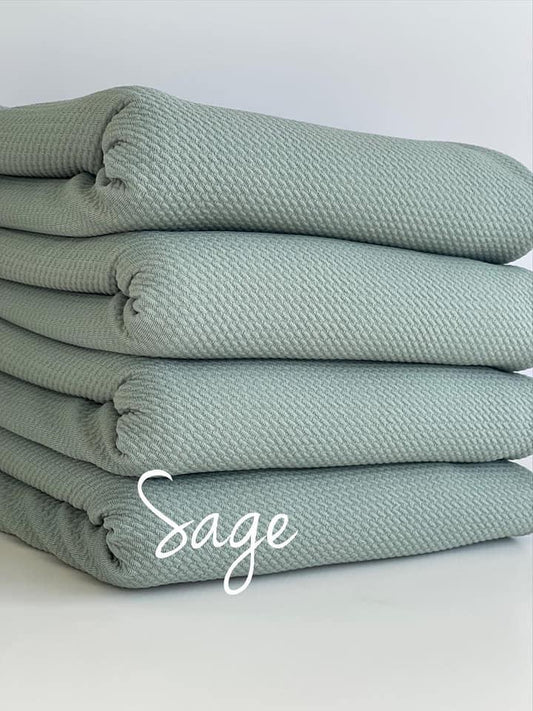 Sage Fabric Bow